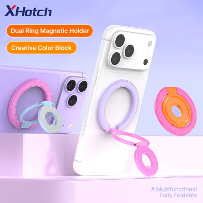 XHotch Dopamine Độ Tương Phản Từ Gấp Đứng Điện Thoại Và Máy Tính Bảng Đa Năng Hút Từ Tính Hai Mặt Với Xoay 360 Độ Di Động Ba Gấp Đứng