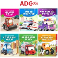 Bộ sách cho bé - Những chiếc xe hiệp sĩ (8 cuốn) - Truyện tranh phương tiện giao thông cho bé
