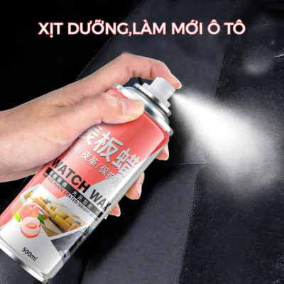 Dưỡng Mới Nội Thất Ô Tô, Các Bề Mặt Da & Nhựa Nhám, Bảo Vệ Và Làm Mới, Mùi Thơm Dịu Nhẹ.