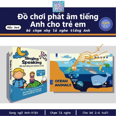 Sách Phát Tiếng Phát Sáng Song Ngữ Tiếng Anh Và Việt Nam, Dễ Học, Thích Hợp Cho Bé Từ 2 Tuổi Trở Lên, Kidsgrow