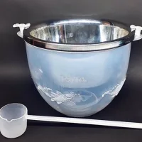 Bát Ướp Lạnh Rượu INOX Tặng Kèm Vá Múc Rượu Dung Tích 1.2 lít