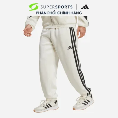Quần Dài Thể Thao Nam Adidas Stadium 3-Stripes Track - Trắng - JX5619