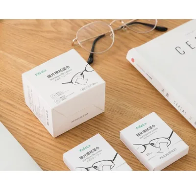Box of 50 Fasola Multi-purpose Glasses and Phone Cleaning Tissues, Super Clean Disposable Wipes, Convenient to Carry When Traveling