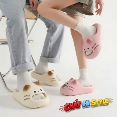 Dép Bánh Mì Hình Mèo 3D "SUPER CUTE" Chất EVA Êm Ái Từng Bước Chân: CATTY- 166