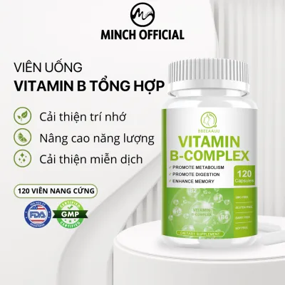 Viên uống vitamin B Bbeeaauu 120 viên hỗn hợp từ vitamih B1, B2, B6, B12 hỗ trợ sức khỏe tổng thể