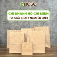 Túi giấy Kraft xi măng Nhật Bản chất lượng cao, Túi giấy xi măng đóng gói đồ ăn quà tặng