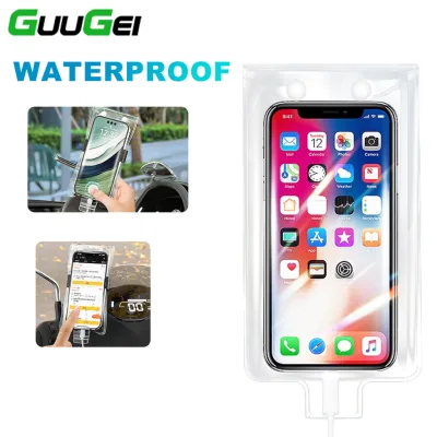Túi đựng điện thoại chống nước Guugei Vỏ điện thoại Đi xe đạp Túi đựng điện thoại chống mưa ngoài trời
