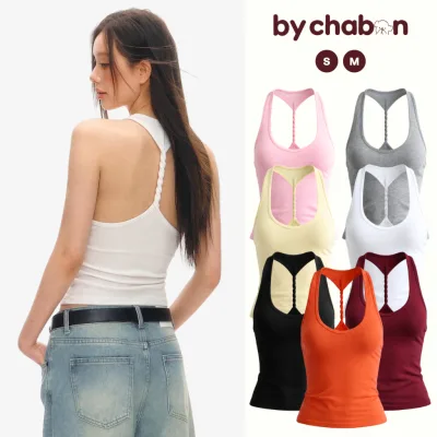 Áo 3 Lỗ Nữ Cổ Chữ U Dáng Ôm Lưng Kiểu Xoắn Dây Cá Tính By ChaBon CB30