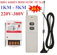 Bộ điều khiển bơm nước từ xa công suất lớn 220V 380V 40A từ 1 KM đến 5KM LW công tắc điều khiển từ xa không dây 380v