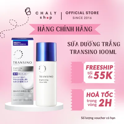 Transino Medicated Brightening Clear Milk 100ml Japan