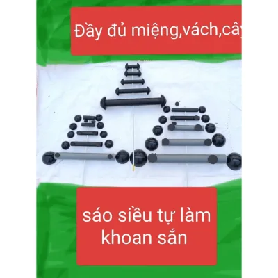 Sáo diều full nhựa giá rẻ bền đẹp về tự làm ống sáo khoan sẵn đầy đủ cây,miệng vách