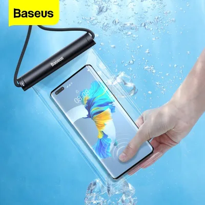 Vỏ điện thoại chống nước Baseus cho iPhone 13 12 11 Pro Max Samsung Xiaomi Redmi Bơi chống nước Túi đựng điện thoại chống nước phổ biến Túi đựng điện thoại chống nước