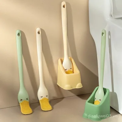 Bàn chải vệ sinh ngồi xổm treo tường gia đình Bàn chải vệ sinh mỏ vịt Bàn chải vệ sinh dài tay Vệ sinh bồn cầu ngồi xổm Hố không có góc chết Bàn chải vệ sinh có mái mềm