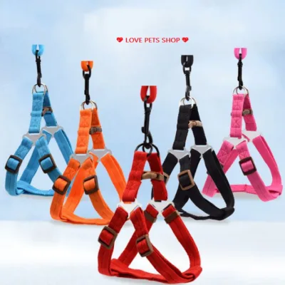 Đai yếm ngực cho Chó Mèo bằng chất liệu vải Nylon (không kèm dây dắt) - Love Pets Shop
