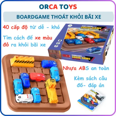 Giải Đố Giải Cứu Ô Tô - Giúp Bé Phát Triển Trí Tuệ Tư Duy Logic - Tăng Tương Tác Với Ba Mẹ ORCATOYS