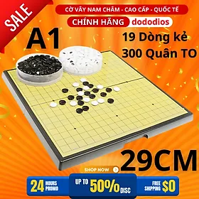 Cờ Vây Nam Châm Chất Lượng Cao 28x28 và 37x37cm Có Hộp Đựng Quân Cờ - Chính Hãng dododios