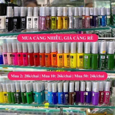 Sơn cọ nét thường tập vẽ ATP ATP23 nắp bạc 7.4ml dụng cụ làm móng tay chuyên nghiệp nghệ thuật nail