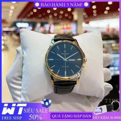 Đồng hồ nam, đồng hồ pin Sunrise DM1143SWA full hộp, thẻ bảo hành 3 năm, sapphire chống xước, chống nước bảo hành 3 năm