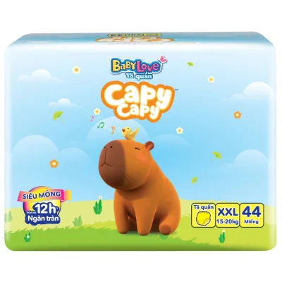 Tã/ Bỉm quần Babylove Capy Capy size M56+4/L52/Xl48/2xl44 cho bé - Simgphone