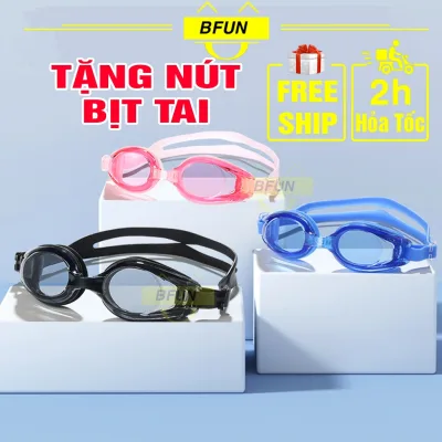Kính Bơi Trẻ Em F268 Đủ Màu Tặng Kèm Nút Bịt Tai - Mắt Kính Bơi Cho Bé Gái / Bé Trai Đồ Chơi Cho Bé Bfun