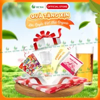 Deal Độc Quyền Mua Kèm Giấm Táo Việt Thái Organic (Muối Hồng, Ống Hút. Cốc Đong, MGG)