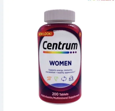 Vitamin tổng hợp dành cho nữ người dưới 50 tuổi Centrum Women Mulvitaminr Supplement của Mỹ hộp 200 viên