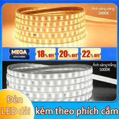 Dây Đèn LED 1/3/5/10/15m Dạng Hạt 220V Có Phích Cắm – Không Thấm Nước, Trang Trí Nội Thất