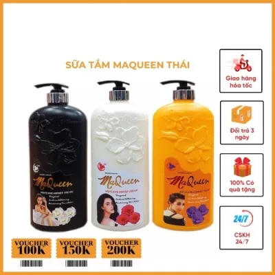 Combo 3 Chai Sữa Tắm Maqueen 1200ml- Sữa Tắm - Sữa tắm chính hãng - Sữa Tắm Nhập Khẩu - Sữa Tắm Cao Cấp Thái Lan - sữa tắm hương nước hoa - sữa tắm trắng da -Làm đẹp - Chăm sóc cá nhân -Tắm & Chăm sóc cơ thể