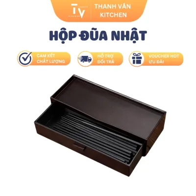 Hộp đựnġ đũa ngăn kéo, ngăn đựnġ đũa phong cách Nhật Bản dùng cho nhà bếp (TV654)