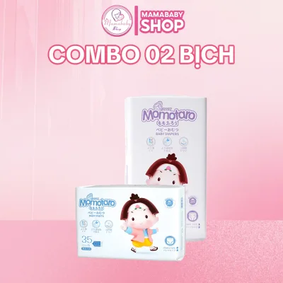 Tã Bỉm MOMOTARO Chính Hãng, Bỉm Dán/Quần Thoáng Khí, Siêu Mỏng Cho Bé Full Size