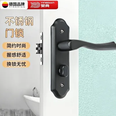 Yingdian Khóa Cửa Vệ Sinh Đa Năng Hộ Gia Đình Vệ Sinh Phòng Tắm Tay Cầm Cửa Thép Không Gỉ Lockware Nhà Vệ Sinh Tay Nắm Cửa Khóa CUYTM