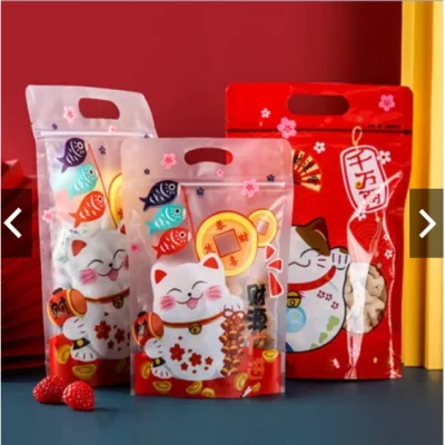 SET 10 Túi ZIP hoạt hình đựng kẹo bánh,đồ ăn vặt (15.5x23cm 27*18cm đủ màu ,(chọn mẫu)