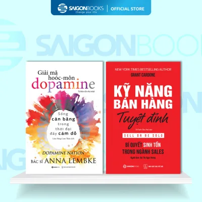 Combo Sách - Giải Mã Hoóc-môn Dopamine & Kỹ Năng Bán Hàng Tuyệt Đỉnh