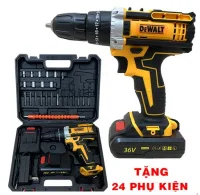 Máy Khoan Dewalt Cầm Tay Chính Hãng USA MÁY KHOAN PIN DEWALT 36V TẶNG KÈM BỘ PHỤ KIỆN, MÁY KHOAN PIN USA, MÁY KHOAN BÚA. bảo hành 1 năm.
