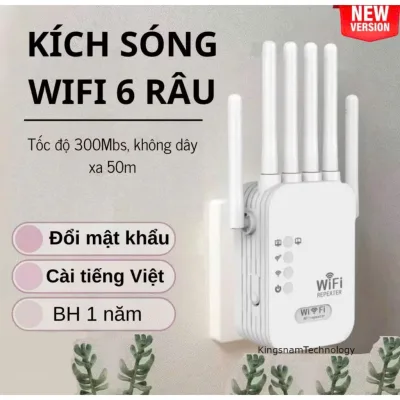 Bộ kich wifi 6 râu 1200tốc độ cao,kết nối xa,sóng mạnh,kết nối xuyên tường,cải thiện tốc độ mạng
