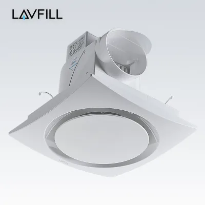 250X250 mm Ceiling Ventilation Fan, Ceiling Exhaust Fan for Bathrooms and Restrooms with Flat Surface Fan Surface Lavfill Lfcv-12D
