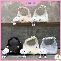 Túi xách nữ đeo chéo, túi xách tay quai nhúm dáng xinh thiết kế da nhung tặng kèm charm mây M430