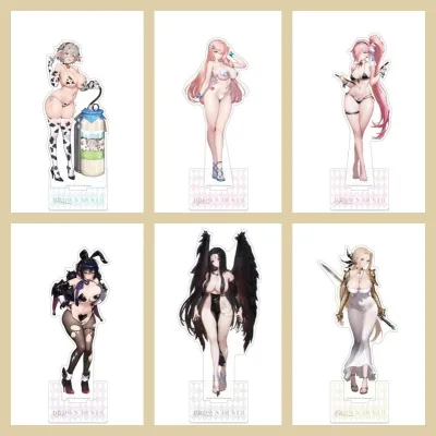 Standee game Brown Dust 2 mô hình mica nhân vật Arines Wilhelmina Elpis Luvencia Yuri Celia trang trí anime quà tặng