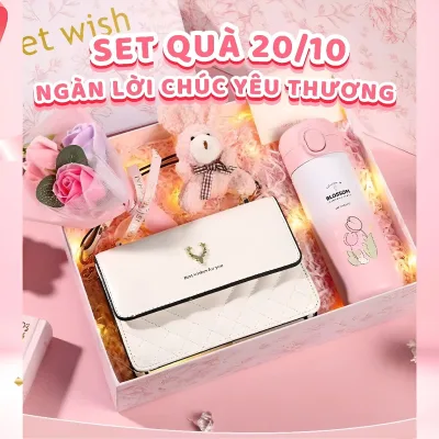 Set quà tặng bạn gái 20/10 túi xách nữ ý nghĩa dịp sinh nhật valentine 8/3 tặng mẹ GIZEN TX26