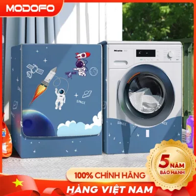 🔥🔥【Độ dày】Bọc trùm máy giặt cửa ngang cửa trước vải bạt cao cấp chống nước che mát máy ngăn bụi Dotina