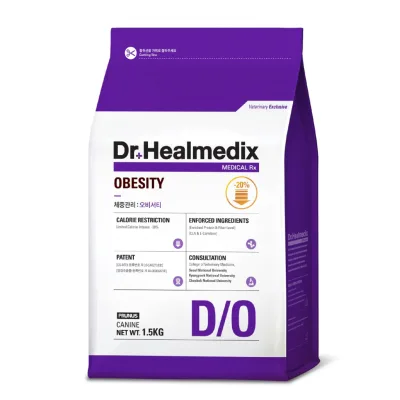 Thức ăn chó Dr.Healmedix Obesity 1.5kg . hỗ trợ giảm cân