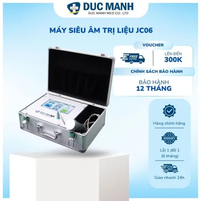 Máy siêu âm trị liệu JC06 hỗ trợ tiêu viêm, giãn cơ - Thiết bị y tế Đức Mạnh