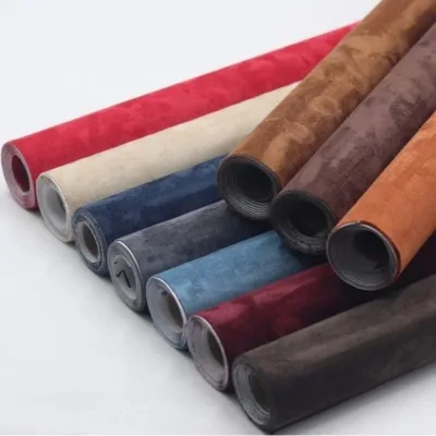 Tấm vải da lộn tự dính (9,84 "x 23.62") - Da PU giả nhung cho hộp trang sức DIY, Trang trí nội thất ô tô & Dự án thủ công