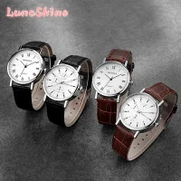 Lunashine  Đồng hồ thạch anh Nam, đồng hồ thắt lưng đơn giản thời trang cao cấp