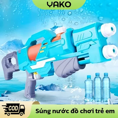 YAKO Súng Bắn Nước 2 Nòng Cỡ Lớn, Đồ chơi trẻ em phun nước an toàn cho bé