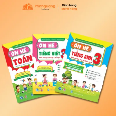 Sách - Ôn Hè Toán Và Tiếng Việt, Tiếng Anh Lớp 3 Dành Cho Học Sinh Lớp 3 Lên Lớp 4