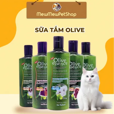Sữa tắm Olive cho chó , sữa tắm cho chó ngừa ve rận olive essence chai 450ml