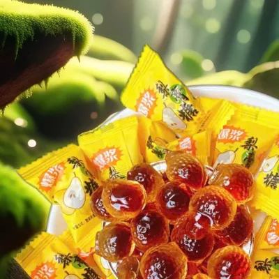 500g bag sweet smelling honey tartar candy with sputm heat reducing cough-Local snacks