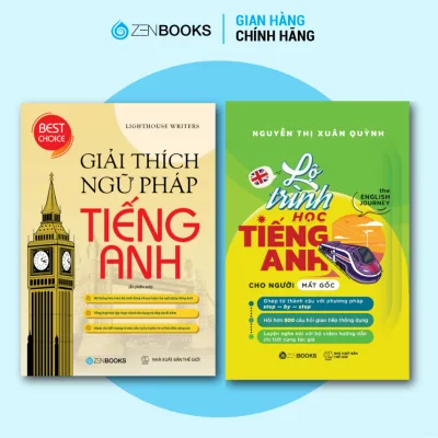 Sách - Giải Thích Ngữ Pháp Tiếng Anh và Lộ Trình Học Tiếng Anh - Từ Cơ Bản Đến Chuẩn Ngữ Pháp