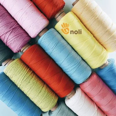 Sợi dệt TRƠN 2mm Craft yarn VN chuyên móc túi xách, ví, mũ nón lên dáng đẹp 160g (Đủ bảng màu 01-78)